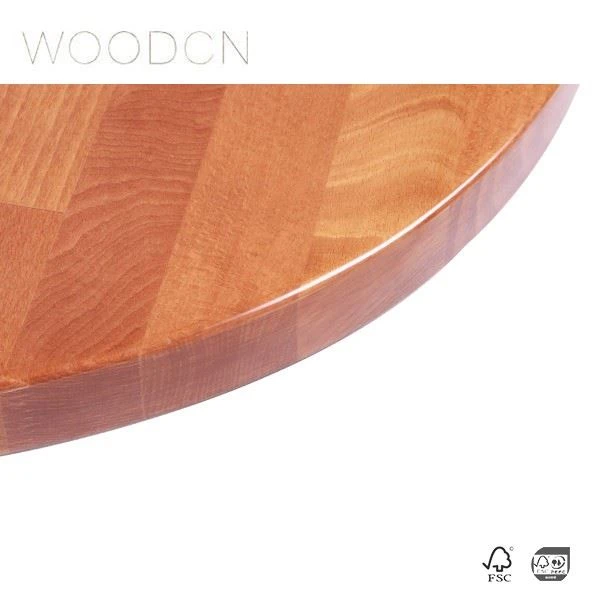Oak Solid Wood Butcher Block Dining Table Top