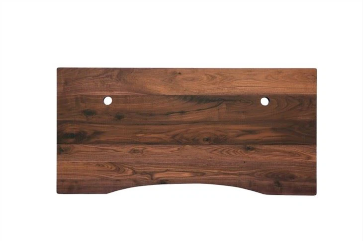 China Black Walnut Wooden Edge Glued Office Desk Factory